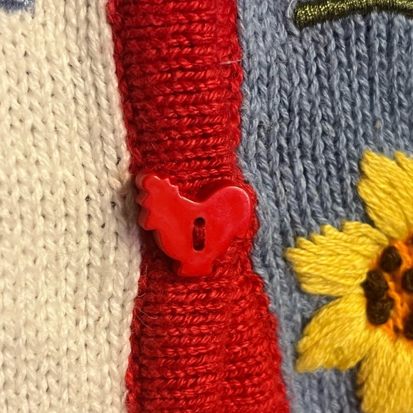 Vintage Belle Pointe Rooster Vest - Picture 7 of 8